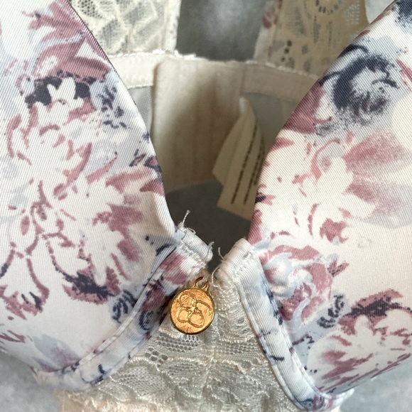 Floral Racerback Padded Sexy Lacey Bra 40D SIZE: 40D by Jessica Simpson - Picture 7 of 16